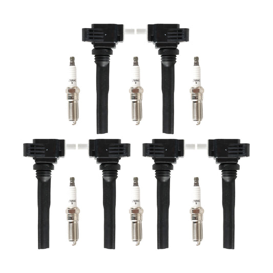 6x Ignition Coils  Iridium Spark Plugs For 2018-2019 for Ford for Navigator Expedition