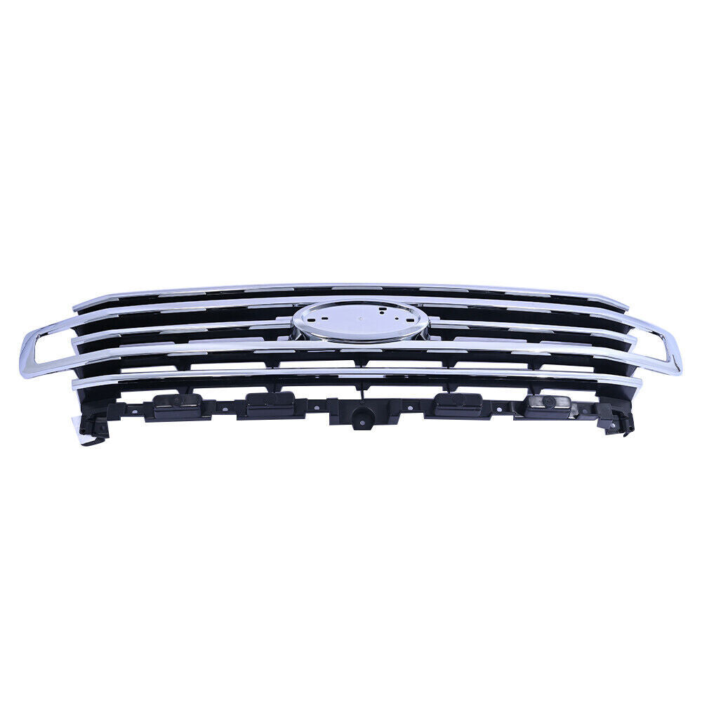 Chrome Black Front Grille JL1Z8200 Replace For 2018-2023 for Ford Expedition XLT Max