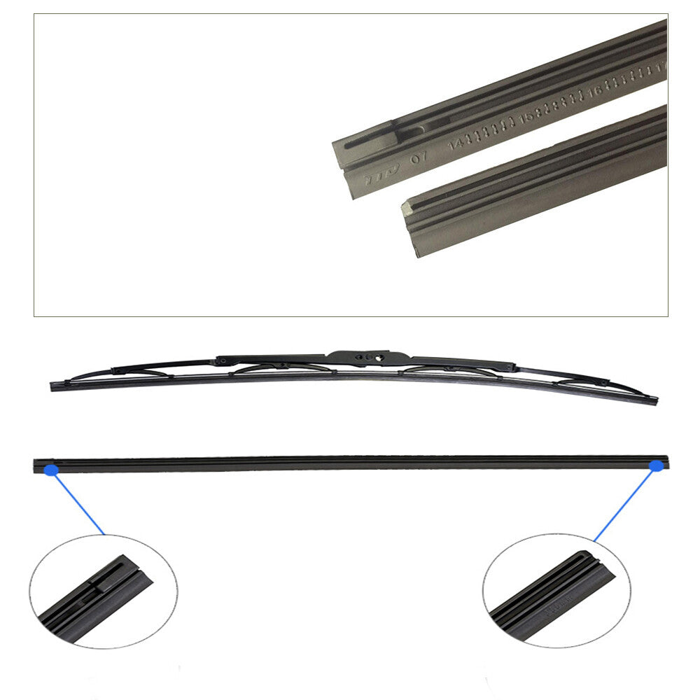 4-Pack 26-inch Car Frame Windshield Scraper Replacement Strips