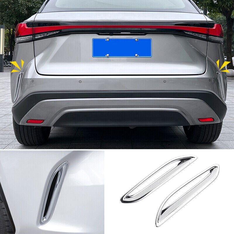 2X Chrome Rear Bumper Air Intlet Vent Trim Cover for Lexus RX350 350h 500h 23-24