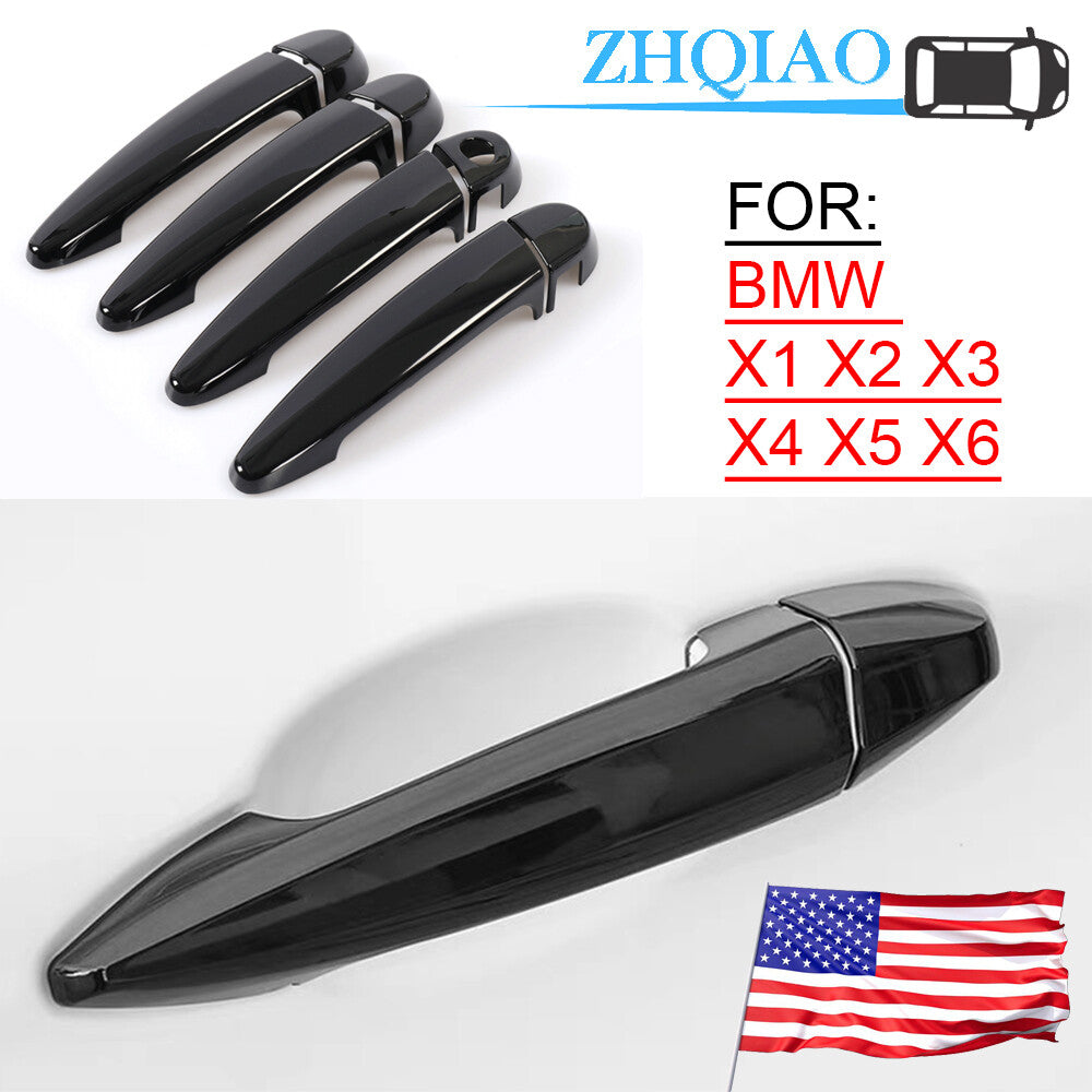 Door Handle Cover Glossy Black for BMW X1 X2 X3 X4 X5 X6 E87 E90 E91 E92 E93 F30