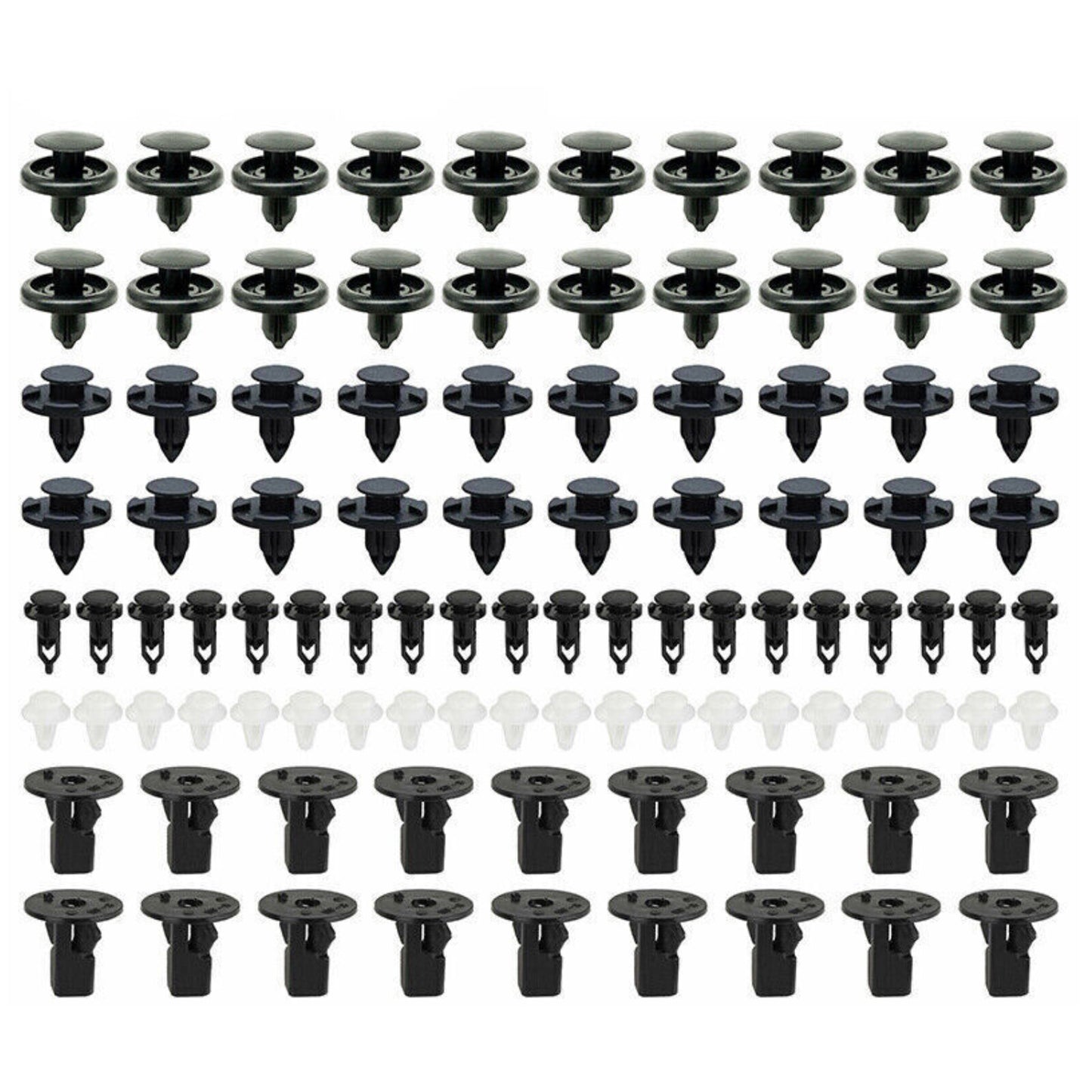 100Pcs Vehicle Body Clips Kit Push Type FastenersTool for Toyota  for Lexus