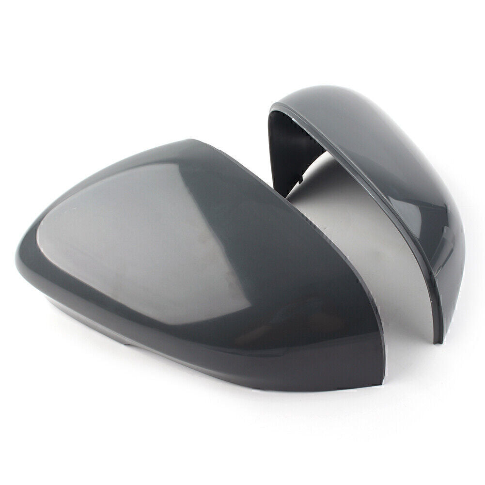 1Pair Rear Side View Mirror Cover Cap for Jaguar XF XFR XFR-S XJ Primed