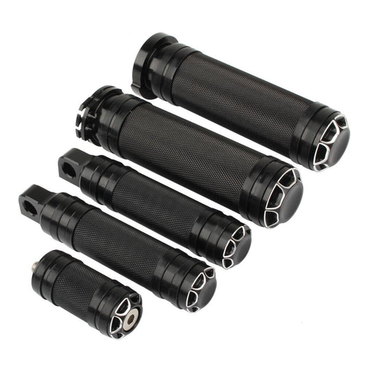 for Harley Touring Dyna Sportster CNC Hand Grips Shifter Peg Foot Pegs Footrests