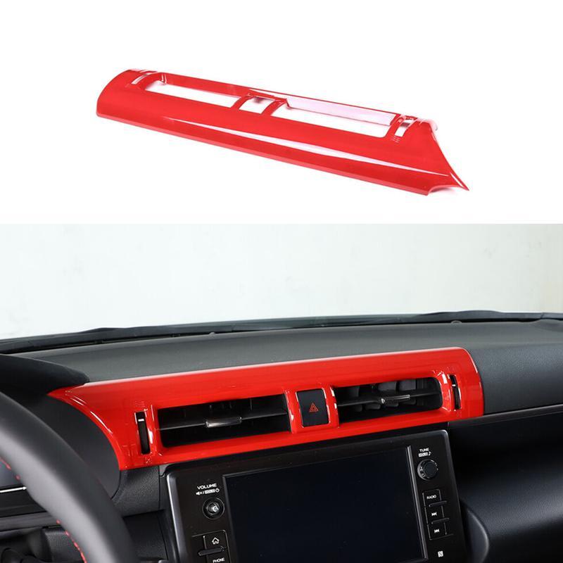 Central Control Air Outlet Cover Trim for Toyota GR86/ for Subaru BRZ 2022-23 Red ABS