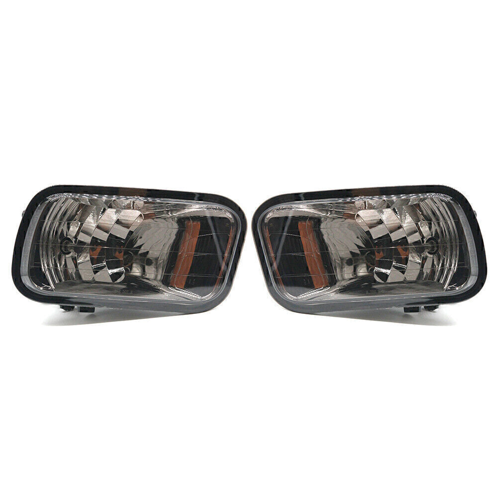 Pair Front Fog Light Lamps Black Lens for Dodge for Ram 1500 2500 3500 2009-2012