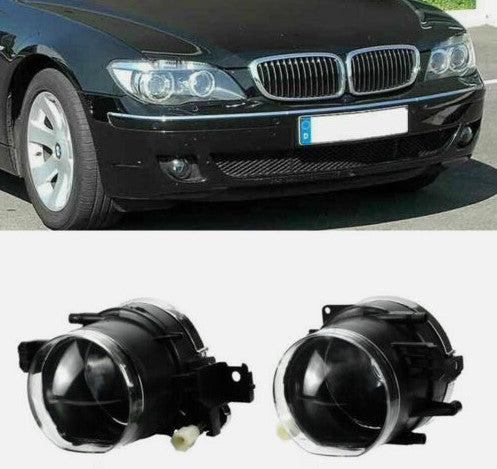 2-pack of front halogen fog lights for BMW E65, 750, 760, and E66 (63963415 / 416-)