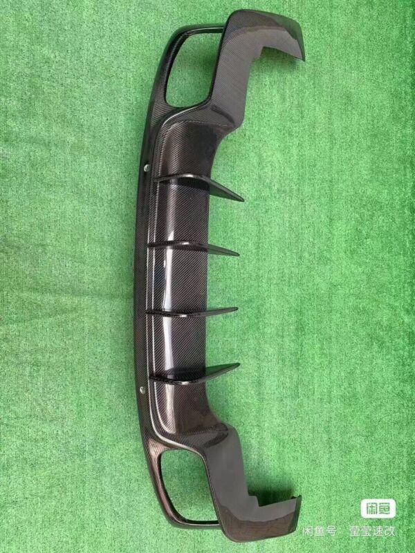 carbon fiber rear bumper diffuser exterior body kit for Porsche for Panamera 971