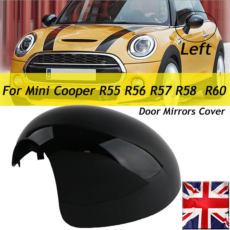 Left Door Wing Mirror Cover Casing Cap for Mini Cooper R55 R56 R57 R58 R60