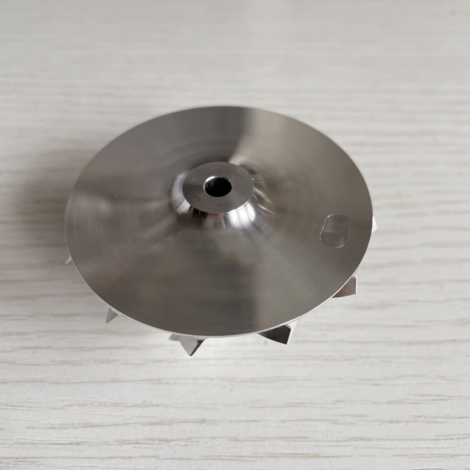 B03G Reverse 46.10/62.00 mm 6+6 Blade Turbine Milling/Burnt Compressor Wheel