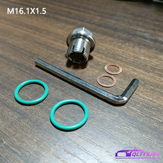 Oil Drain Plug M16.1X1.5 Self Tapping Oil Pan Thread Repair Kit with O-Ring