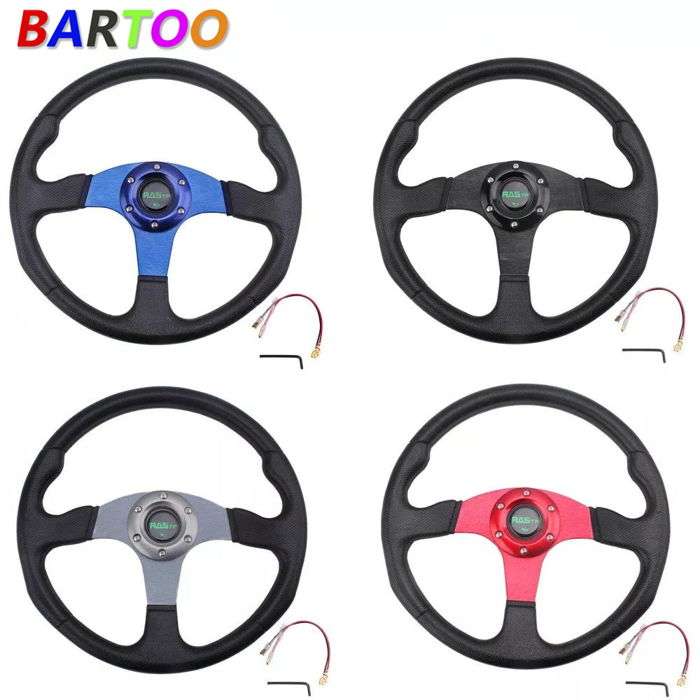 6 Bolt 14 340MM Universal Drifting Racing Steering Wheel Aluminum