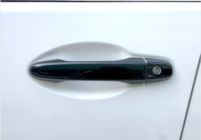 Outer Side Door Handle Cover Trim Glossy Black ABS for Honda CR-V CRV 2012-2016