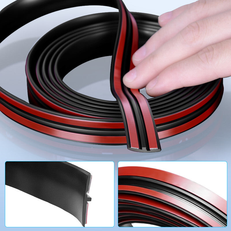 2x 4M Universal Windshidle Rubber Car Roof Protector Trim Edge Seal Strip Window