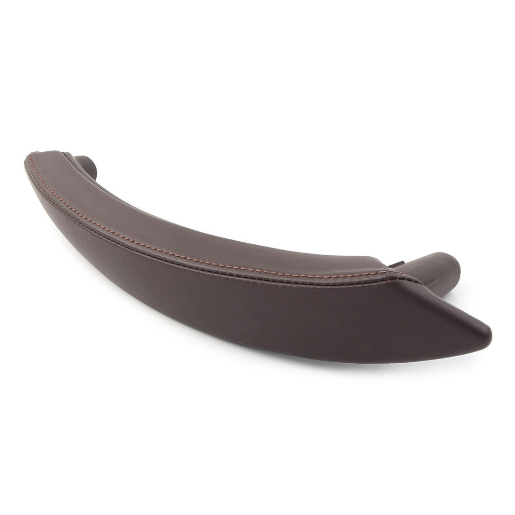 Interior Right Door Panel Pull Handle Trim Cover Leather Mocha for BMW X5 X6 E70