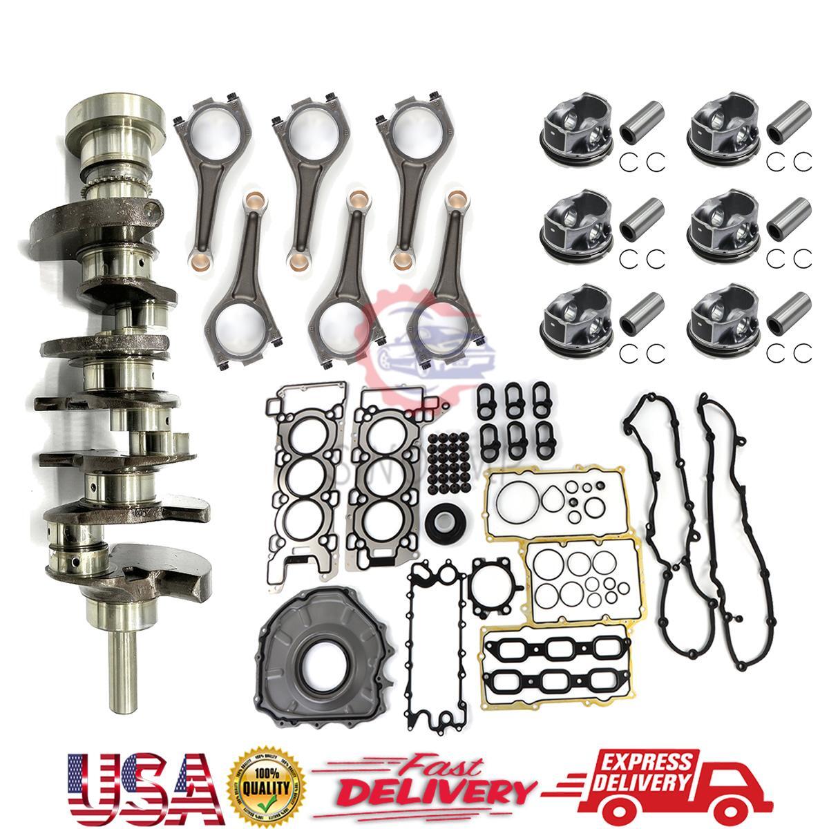AJ126 Engine Gasket Set Crankshaft Connecting Rod Piston Rings for Jaguar Land