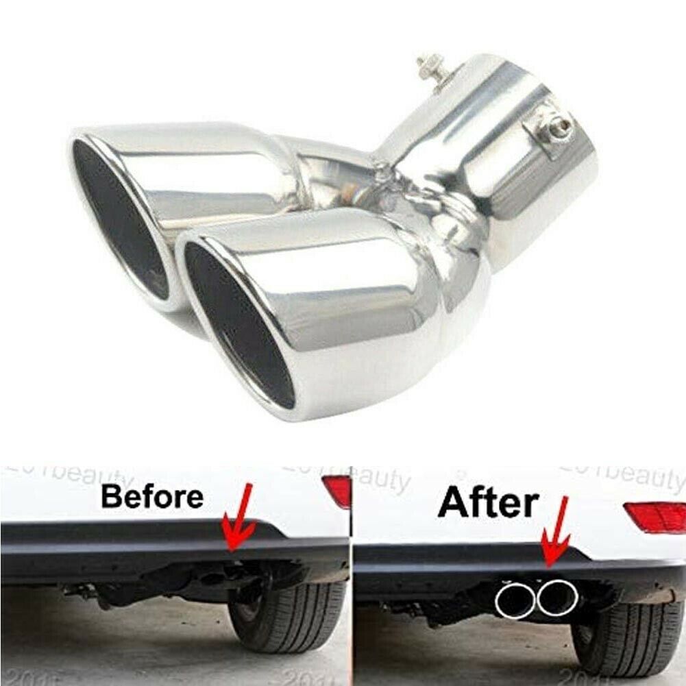 Stainless muffler exhaust Tail Pipe tip finisher for Toyota Highlander 2020-2022