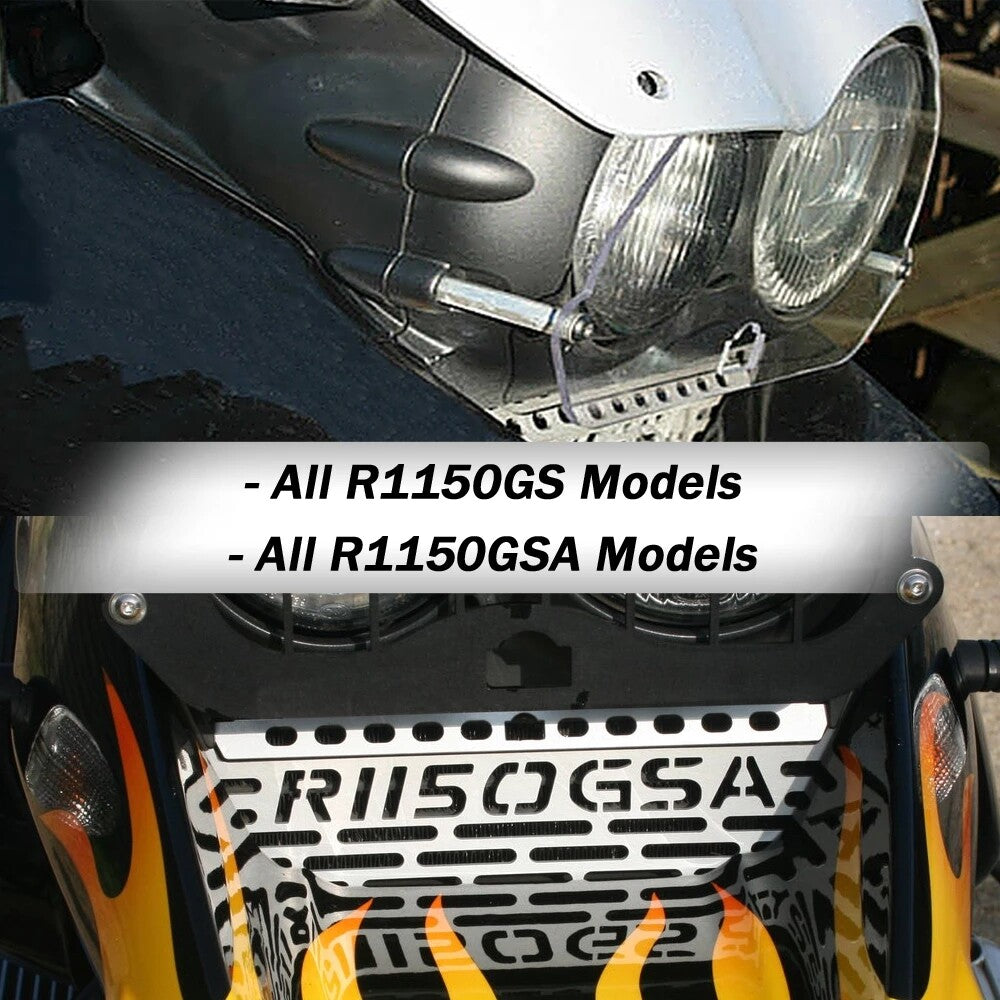 NEW Motorcycle Windshield Oil Cooler Guard Headlight Protection for BMW R1150GS