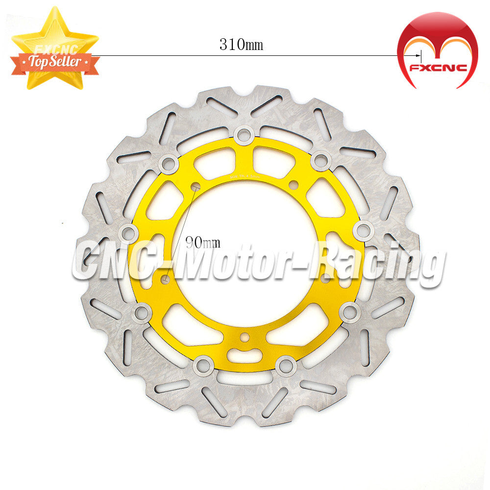 CNC front-floating brake disc rotor is suitable for Yamaha YZF R1 (2007-2008-2014).