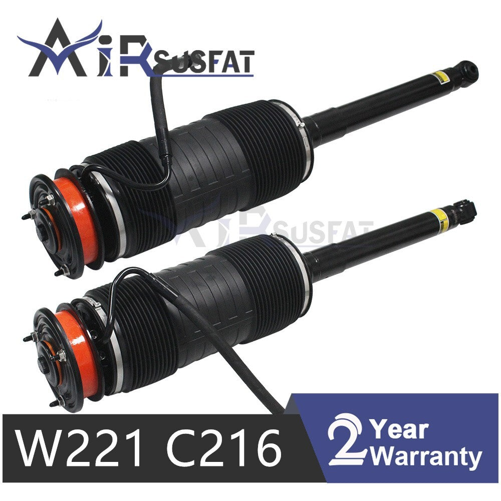 Pair Rear for Mercedes W221 C216 S500 CL500 CL600 ABC Hydraulic Strut Suspension