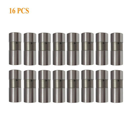 HIMYCAR Flat Tappet Valve Lifter Fits for Chevrolet SBC BBC 305 327 350 396 454 16 Pieces