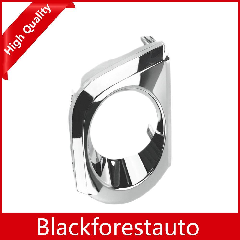 Front Left Fog Light Lamp Bezel Cover Trim Chrome Fits 2010-2013 for Toyota 4-Runner