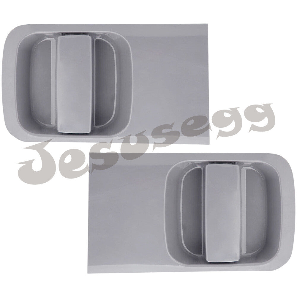 2pcs LeftRight For 07-18 for Hyundai H1 Grand Starex Outside Rear Door Handle Gray