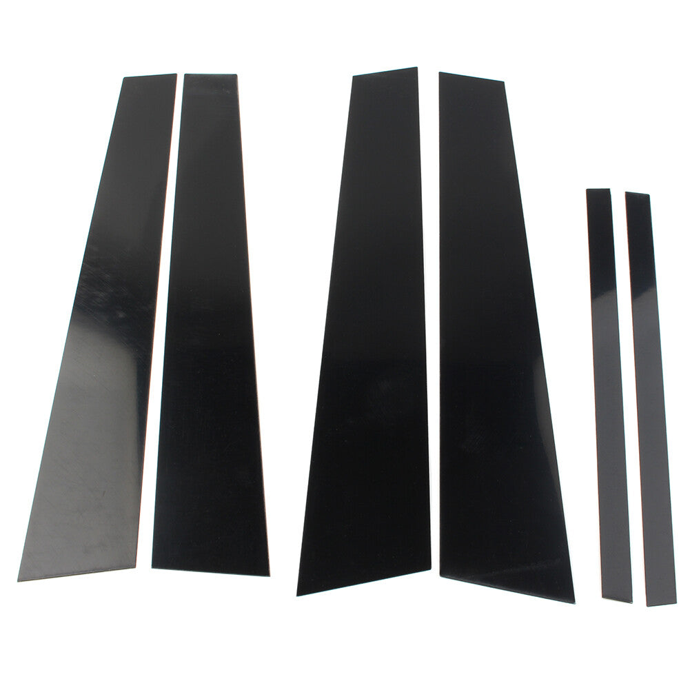 for Honda Accord 2013-2017 2016 15 Door Trim Cover Kit Glossy Black Pillar Posts