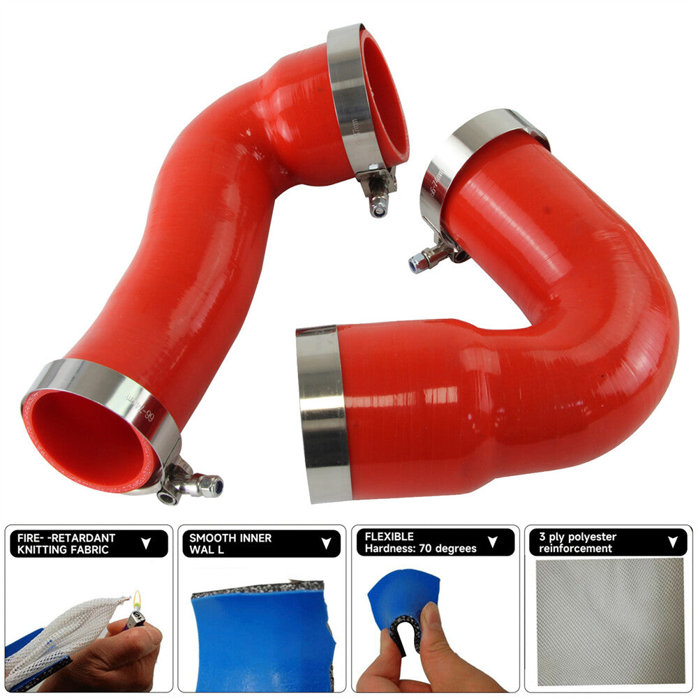 Silicone Hoses for VW GTI MK7 for Golf R for Audi A3/S3 for Skoda for Seat 1.8T 2.0T TSI Red
