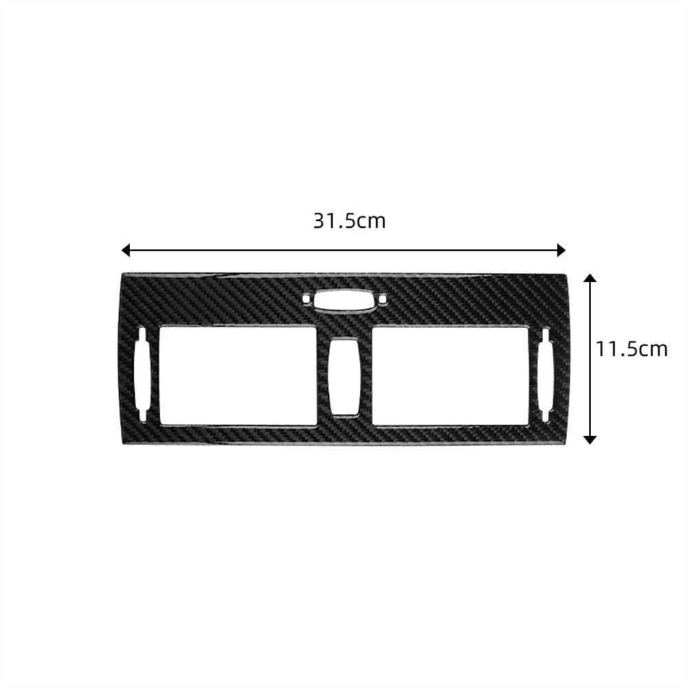 Carbon Fiber Inner Center Console Air Vent Outlet Cover for BMW X3 E83 2004-2010