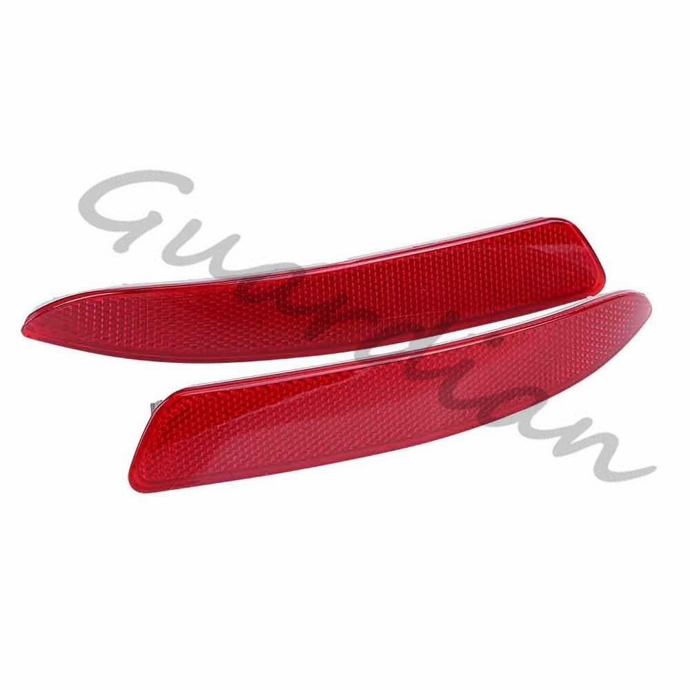 Pair Red Rear L+R Bumper Reflector Light 63217158949 63217158950 for BMW X5 E70