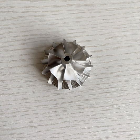 KP39 31.00/43.00mm 7+7 blades high performance billet compressor wheel