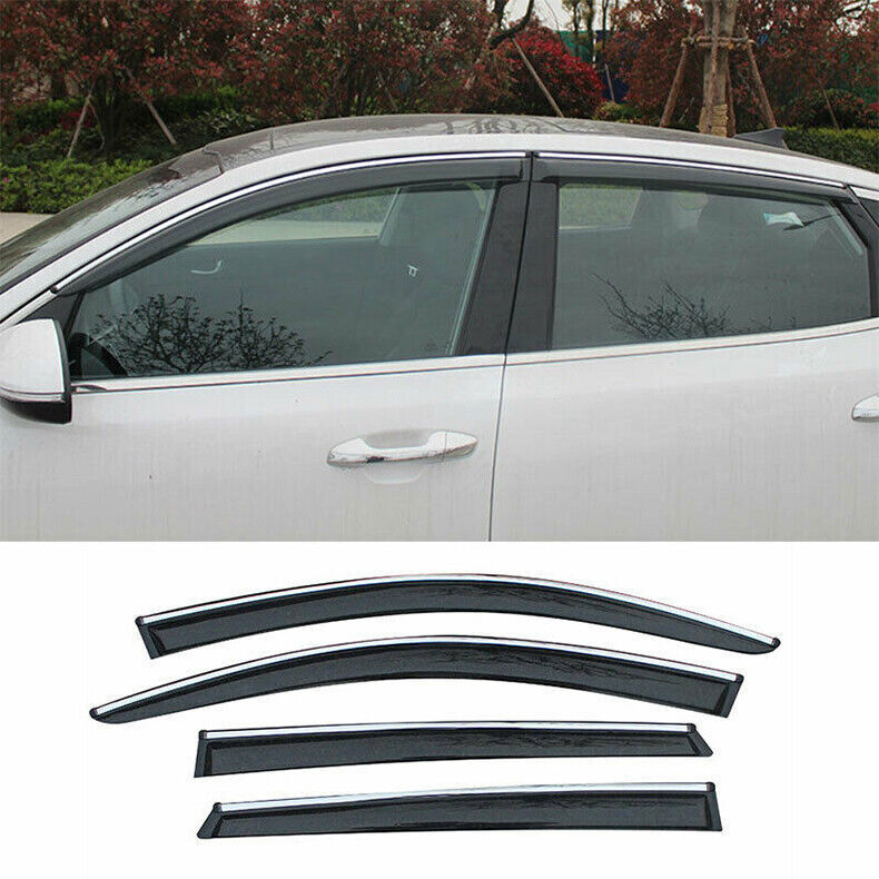 for Kia Optima 2016-2020 Side Window Wind Visors Sun Rain Guard Vent Deflectors