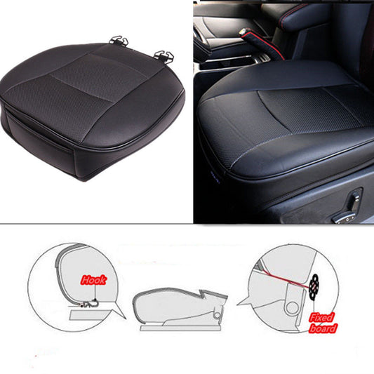 1Pc Universal Car for Seat Cover Styling Four Feasons Leather Black Interior Pad BK