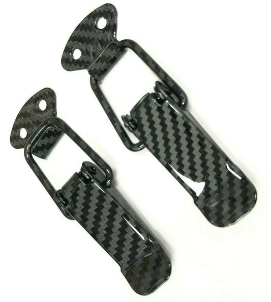 Universal Car Bumper Trunk Fender Hatch Lids Quick Carbon Fiber Release Fastener