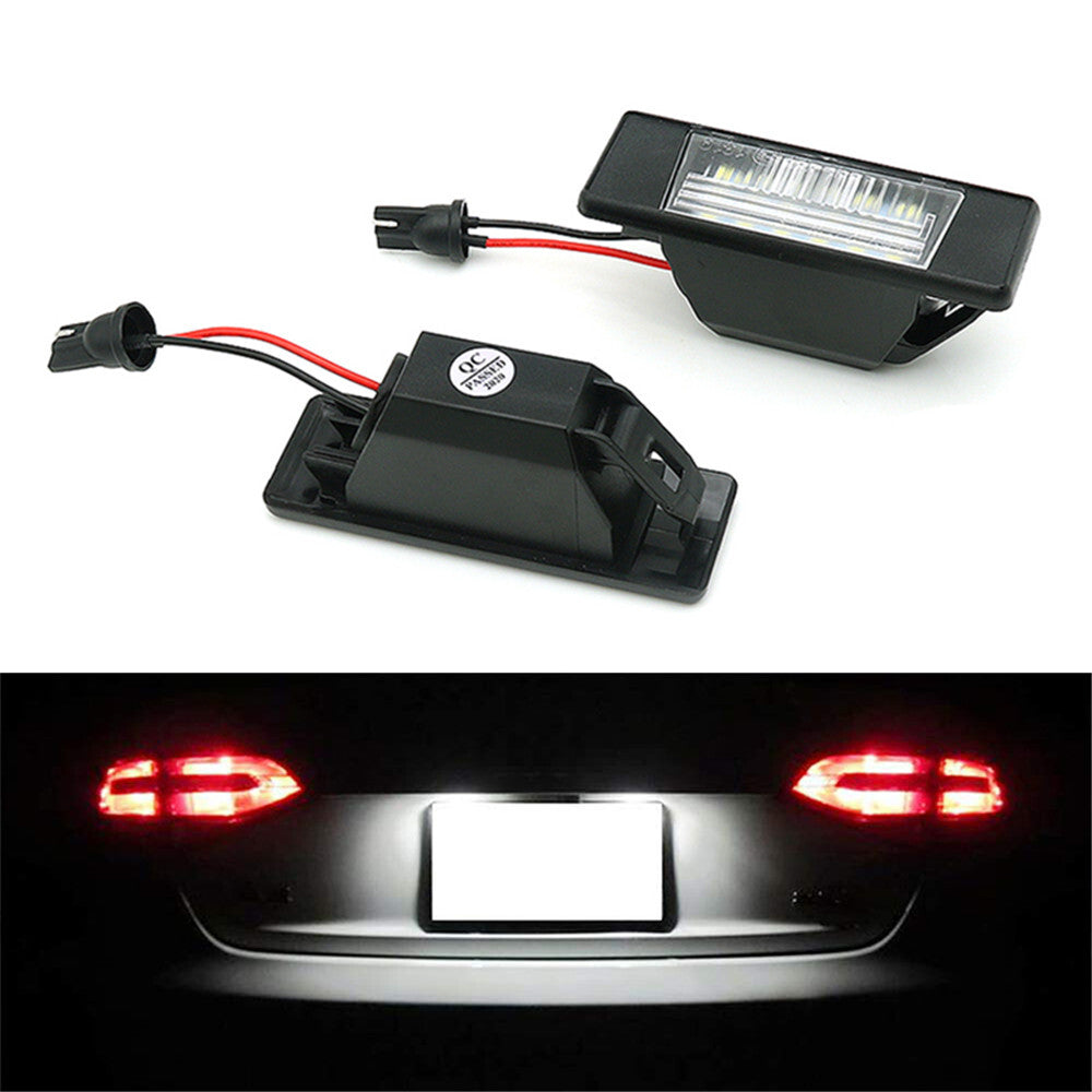 Pair LED Number License Plate Light Lamps for Nissan Pathfinder R51 2005-2012 US