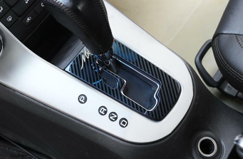Carbon Fiber Central Console Gear Shift Panel Trim Fit for Chevrolet for Cruze 10-15