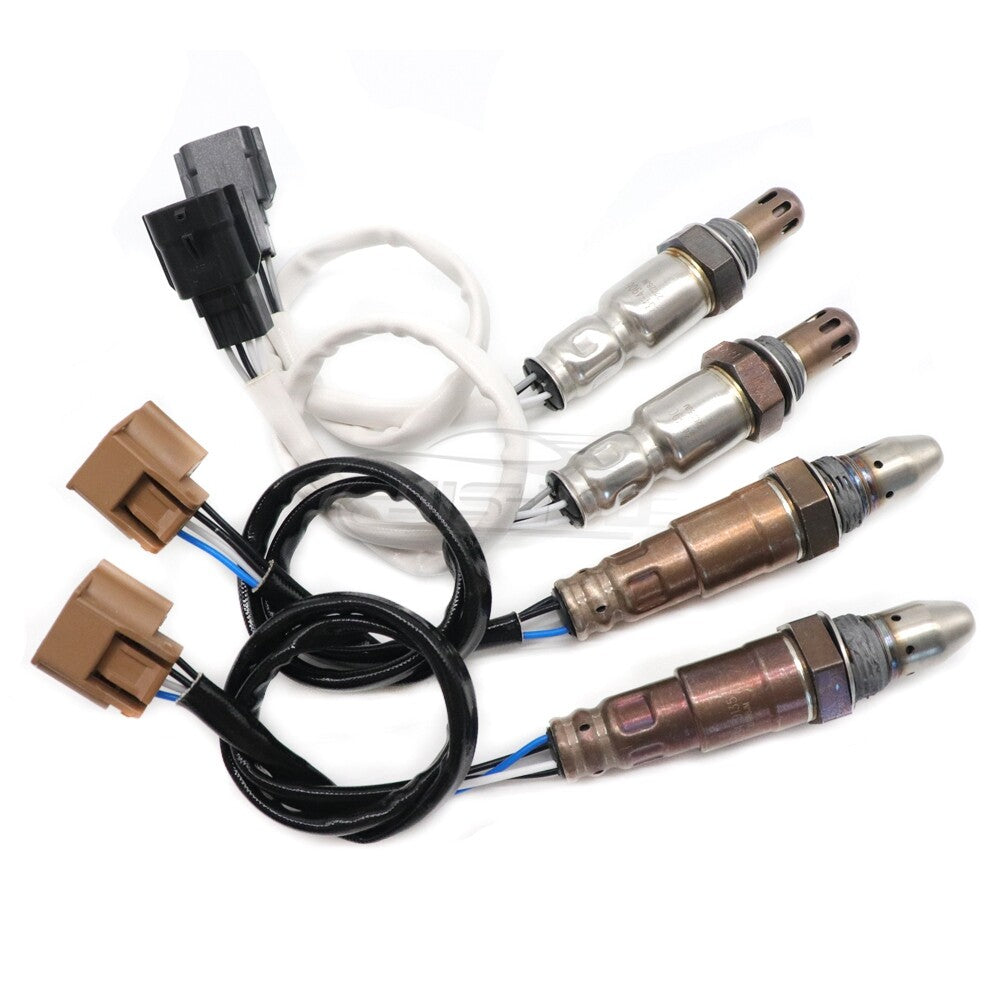 4-piece oxygen sensor pack (upstream + downstream) suitable for 2013 and 2014 for Nissan Frontier Xterra V6 4.0L.