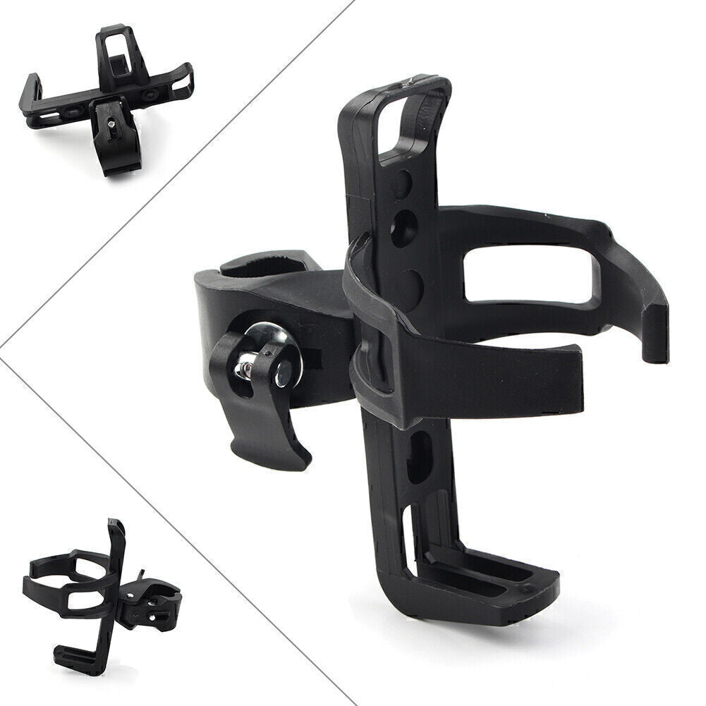 For Stroller Bike Wheelchair Walker Black Water Cup Holder Drink Holder Clamp