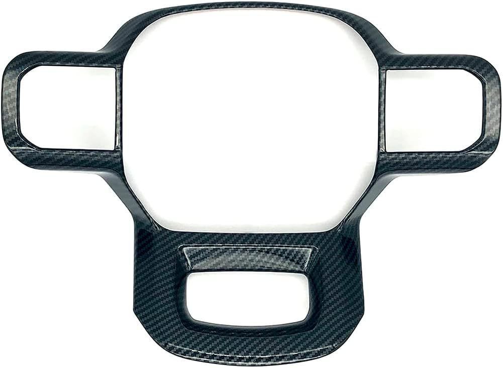 for ford  F150 F-150 21-23 Carbon Fibre ABS Inner Steering Wheel Cover Trim Frame