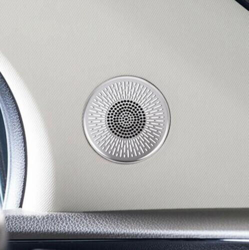 for Kia Carnival 2022-2023 Matte Silver Door A-pillar Speaker Cover Decor Trims