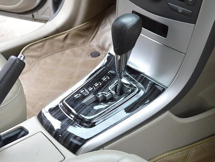 Black Wood Grain Middle Console Gear Shift Frame for Toyota for Corolla 2009-2013