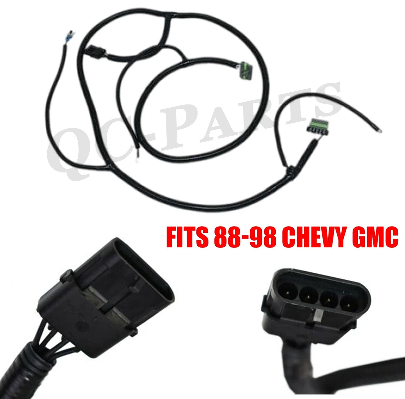1-Piece Taillight Wiring Harness for 88-98 for Chevrolet for GMC Trucks - new USA