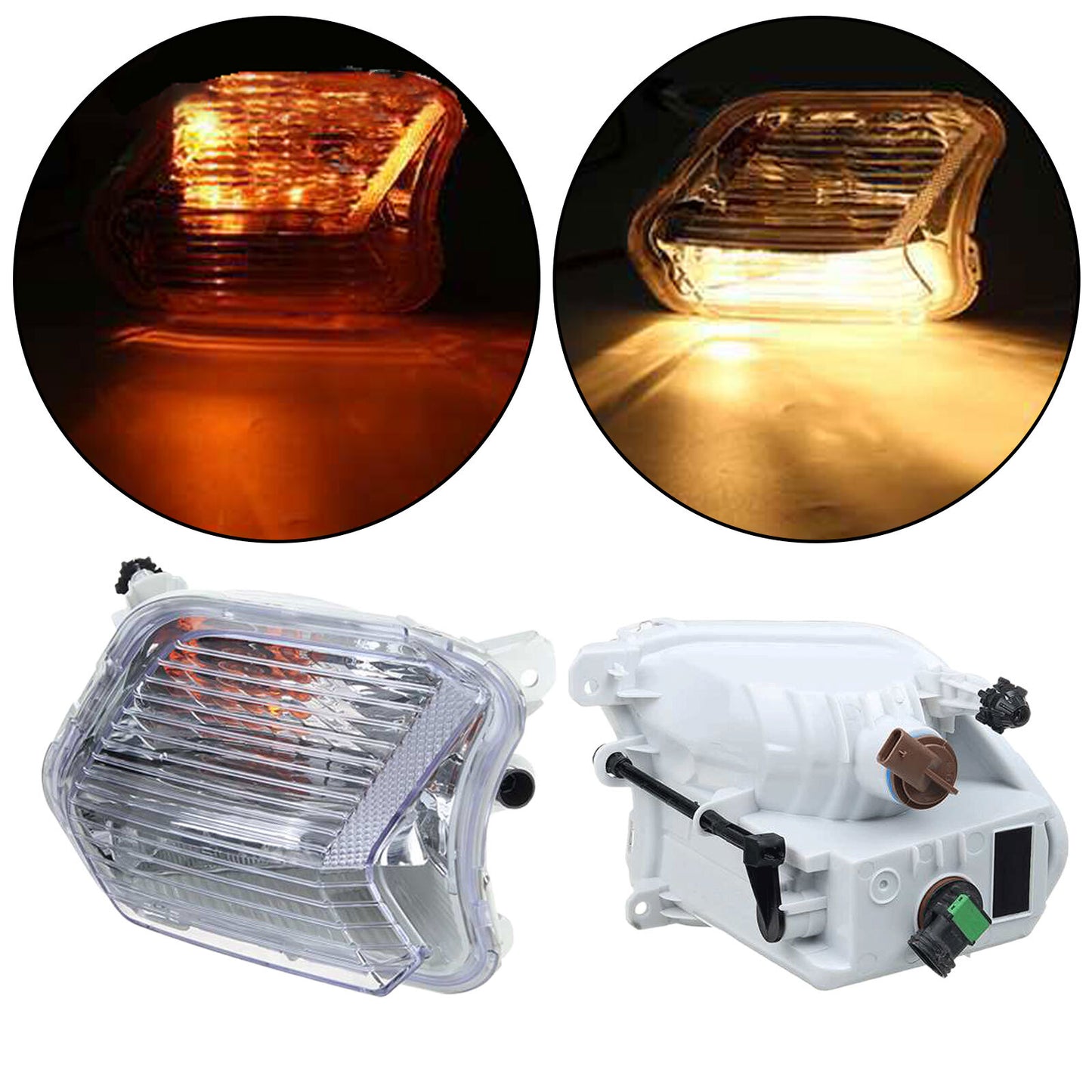for Ford Escape Kuga 17-19, right front fog light, turn signal light with bulb AT
