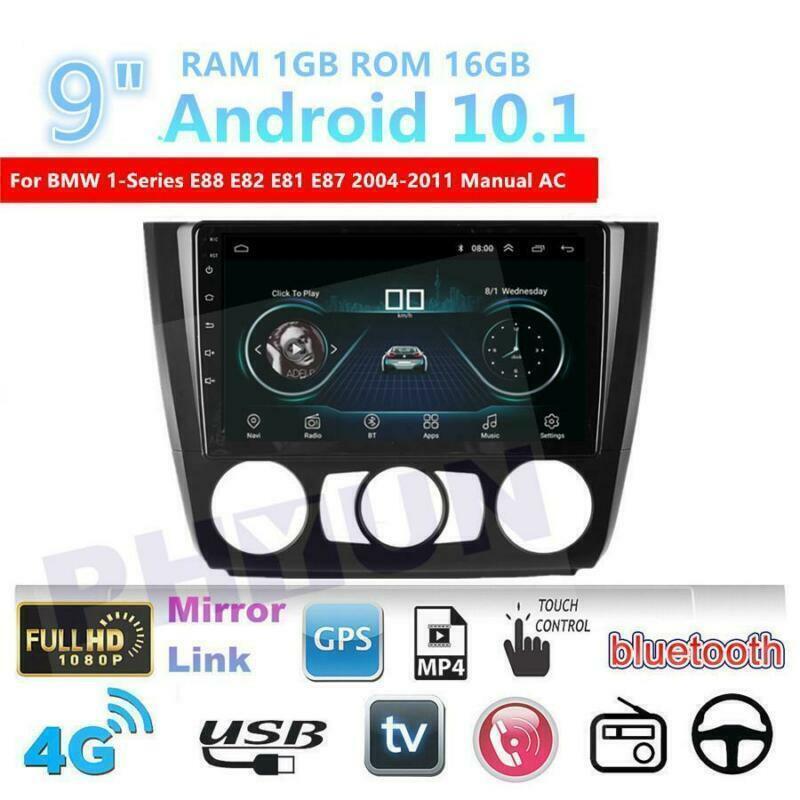 for BMW 1-Series E81-82 E87-88 04-11 9 Android 10 Stereo Radio Video GPS Player