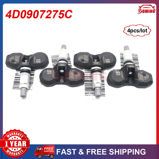 The new 4x TPMS tire pressure sensor is suitable for 04-06 for Volkswagen Phaeton and for Audi for A8 433 MHZ 4D0907275C