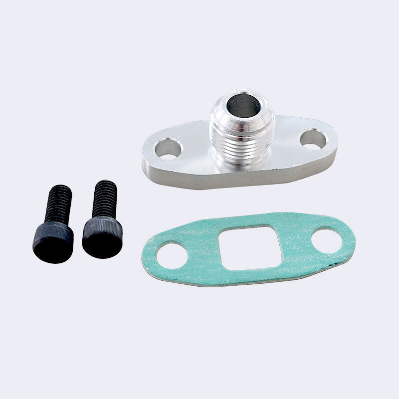 Turbine oil drain socket flange gasket adapter kit 10AN accessories for T3 T4 T60 T70
