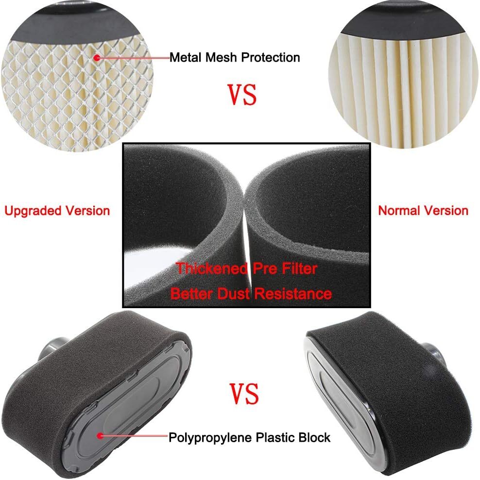 2xAir Filter for Kawasaki FS481V FS541V FS600V FS651V FS691V FS730V FR651V