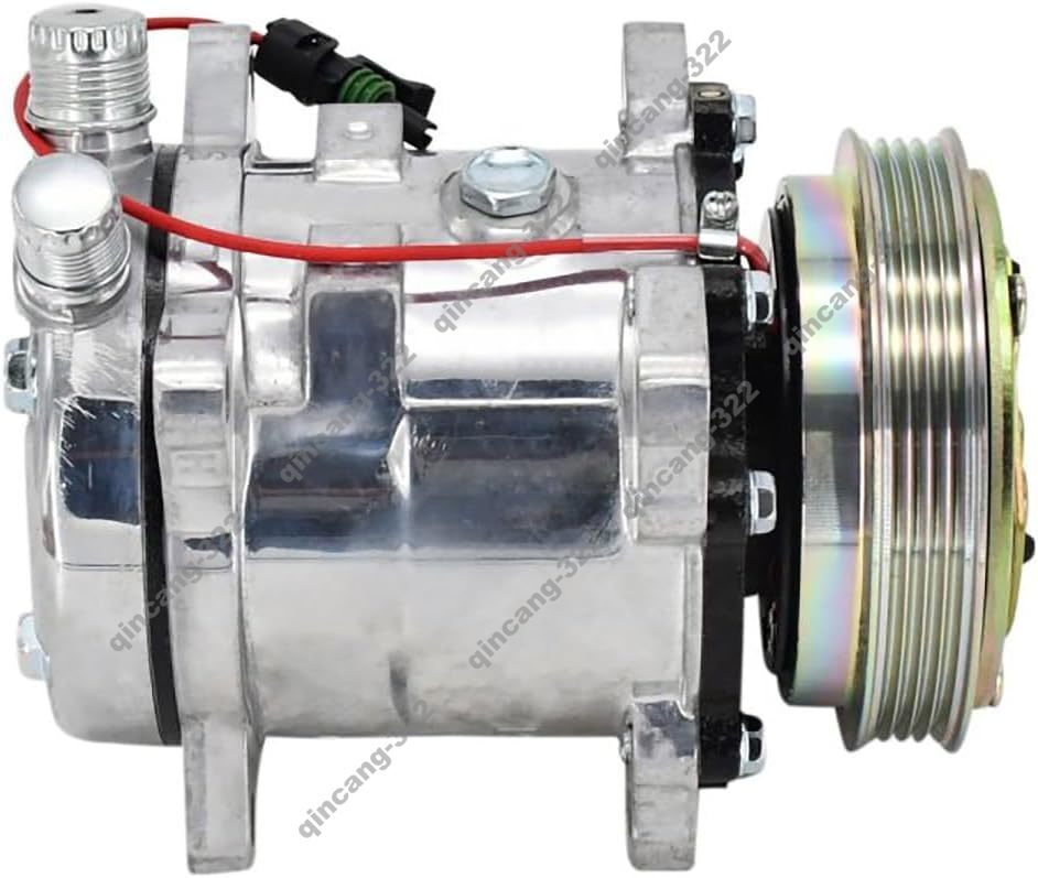 A/C Compressor 84322107 for Holland CASE IH Skid Steer Loader 420 430 445 465