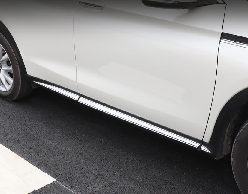 Chrome Body Side Molding Door Guard Cover Trims Fit FOR 2020-2022 for Infiniti QX50